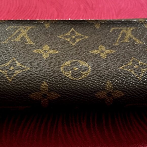 LOUIS VUITTON Monogram Portefeuille Sarah M62234 Wallet - Brown - Picture 5 of 8